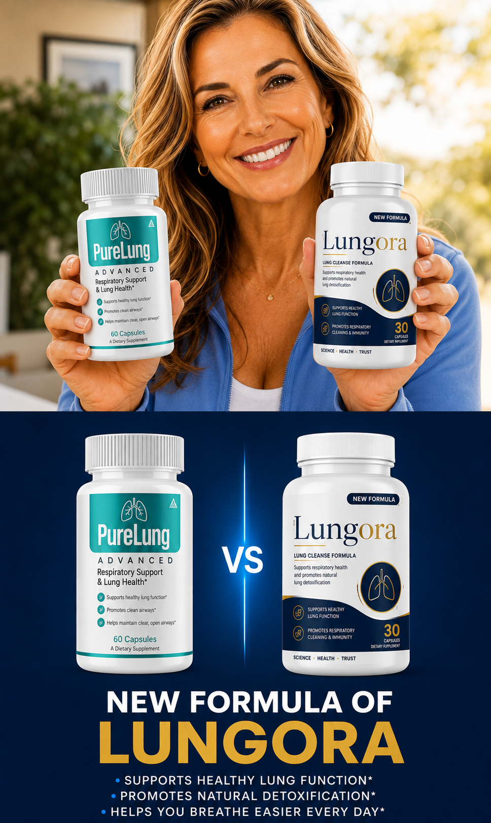 Buy PureLung respiratory support - official bottle on sale